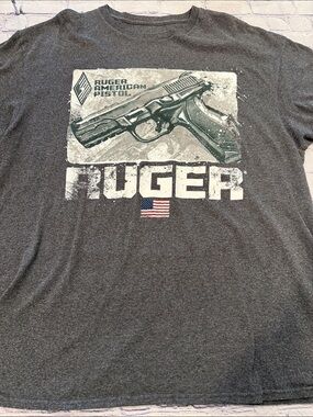Ruger American Logo Tee - American Flag Logo | Size XL
